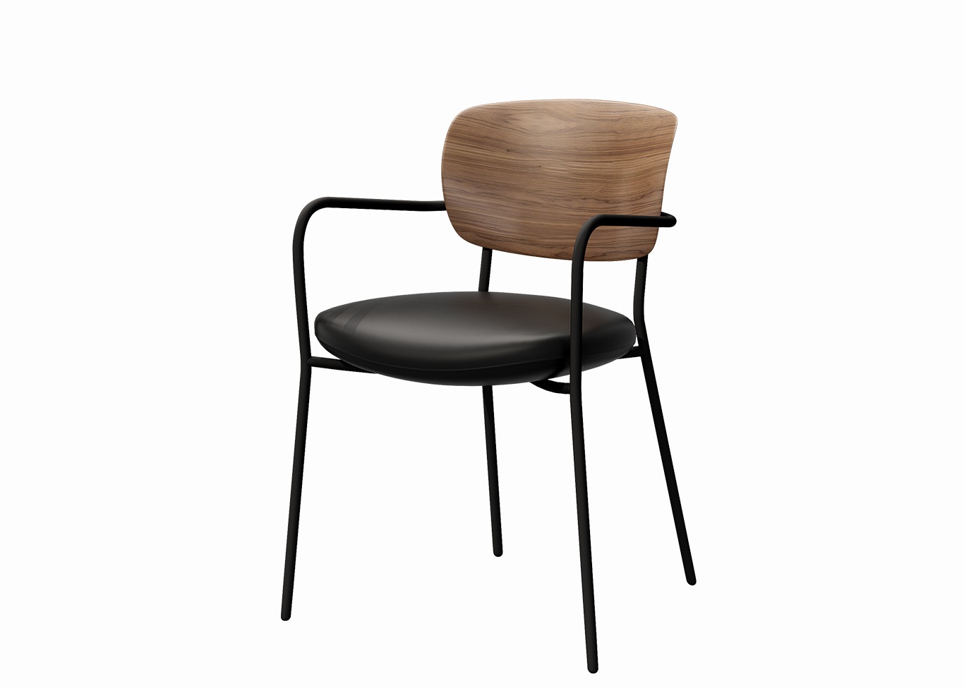 ROPE Dining Chair Seat Upholstery w Arms